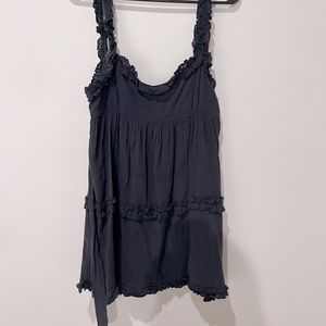 URBAN OUTFITTERS black mini summer dress